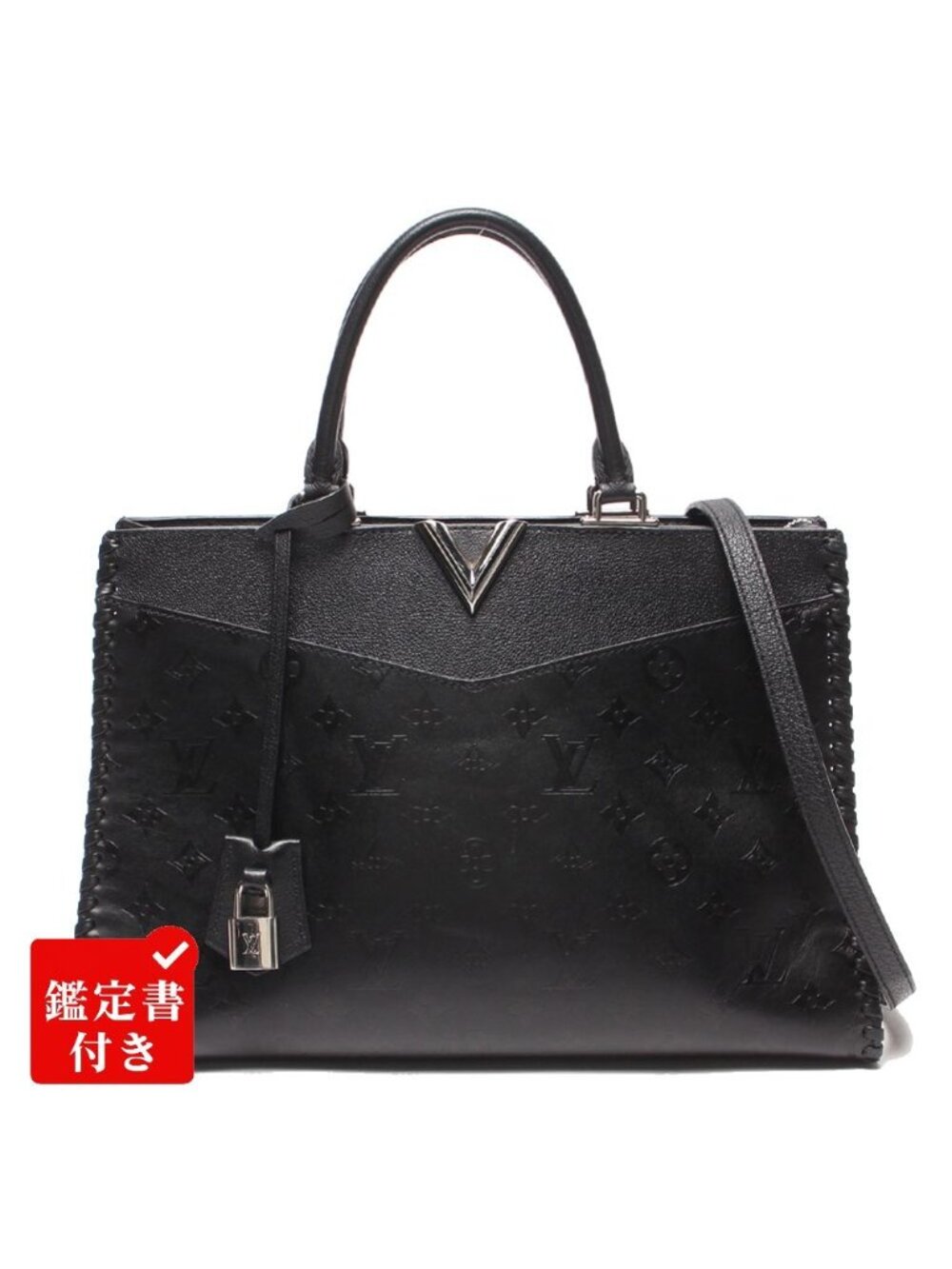Louis Vuitton 2-Way Tote Shoulder Bag Very Zip Monogram